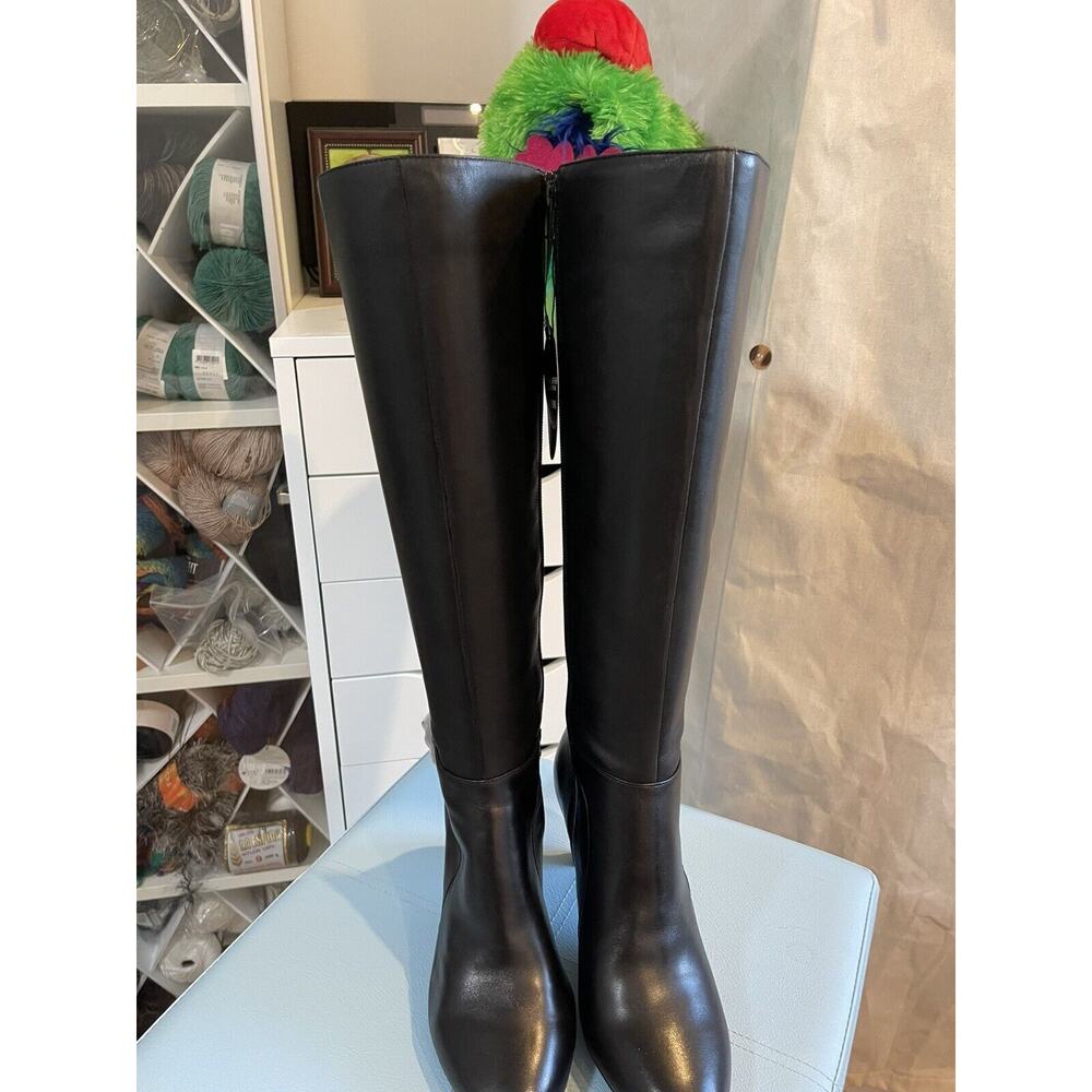 Alfani Tall Leather Boots 9.5 Wide Calf BNIB!
